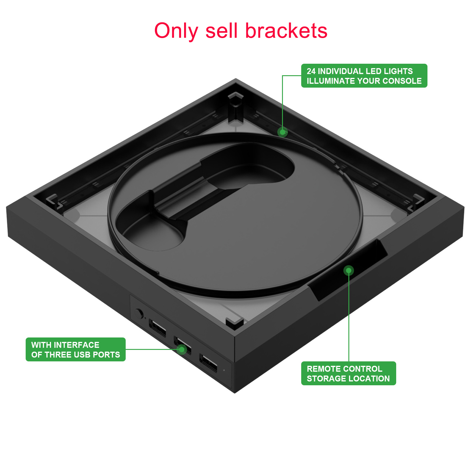 Gaming Console Xbox Series S - Base For Xbox Series X/S Adjustable