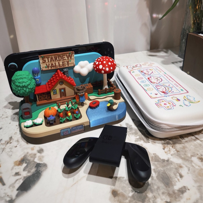 Gaming Console In - Switch Dock Stardew Valley Farm Theme