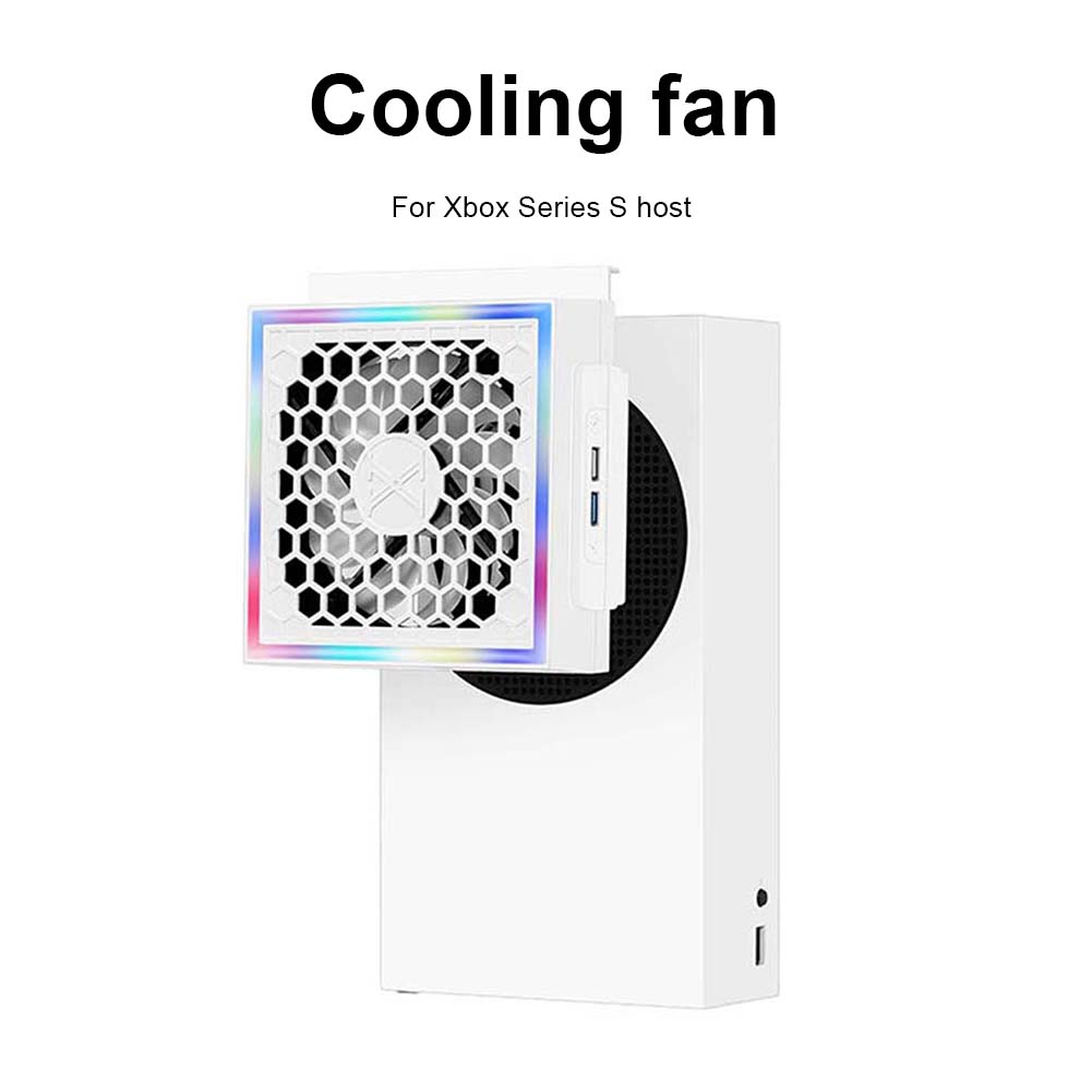 Gaming Console Xbox Series S - LED Cooling Fan Cooler with LED