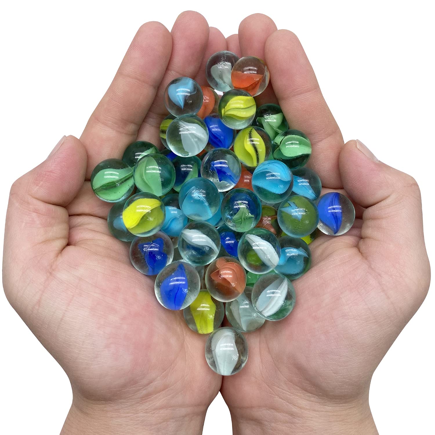 Gaming Console Kids - 50/100/150pcs Glass Ball 14Mm Cream Console