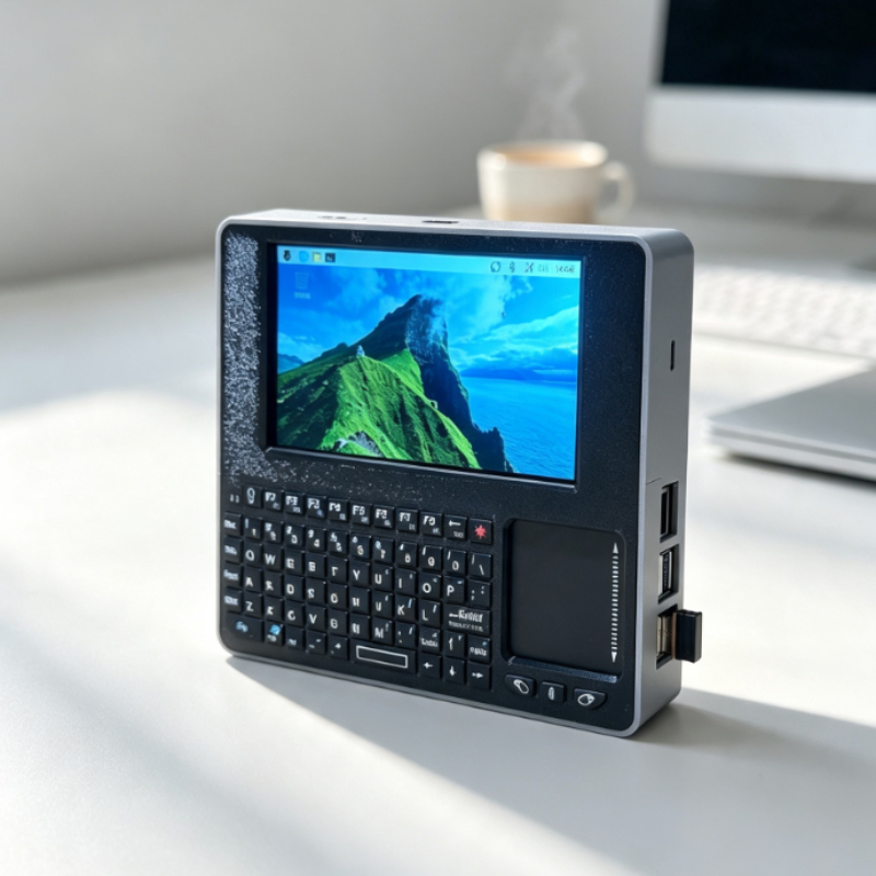 New Raspberry Pi5 Handheld Con - Gaming Console With Keyboard review and price