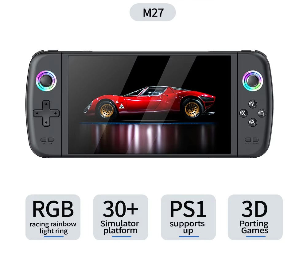 M27 7 Inch Handheld Game Conso - Gaming Console Kids review and price