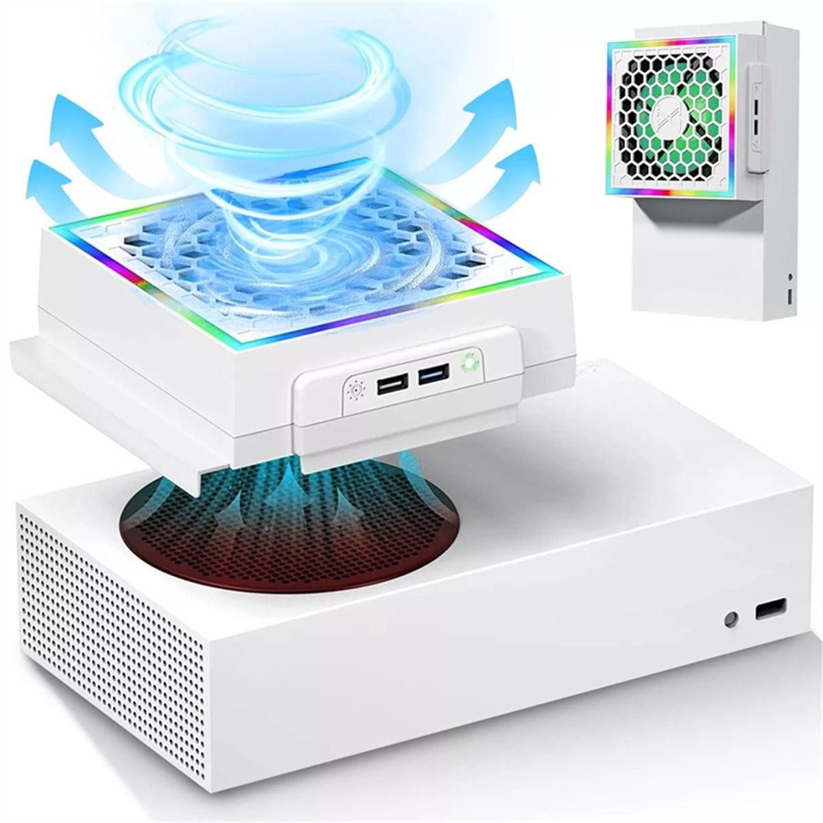 [ABJZ] LED Cooling Fan Atmosph - Gaming Console Xbox Series S review and price