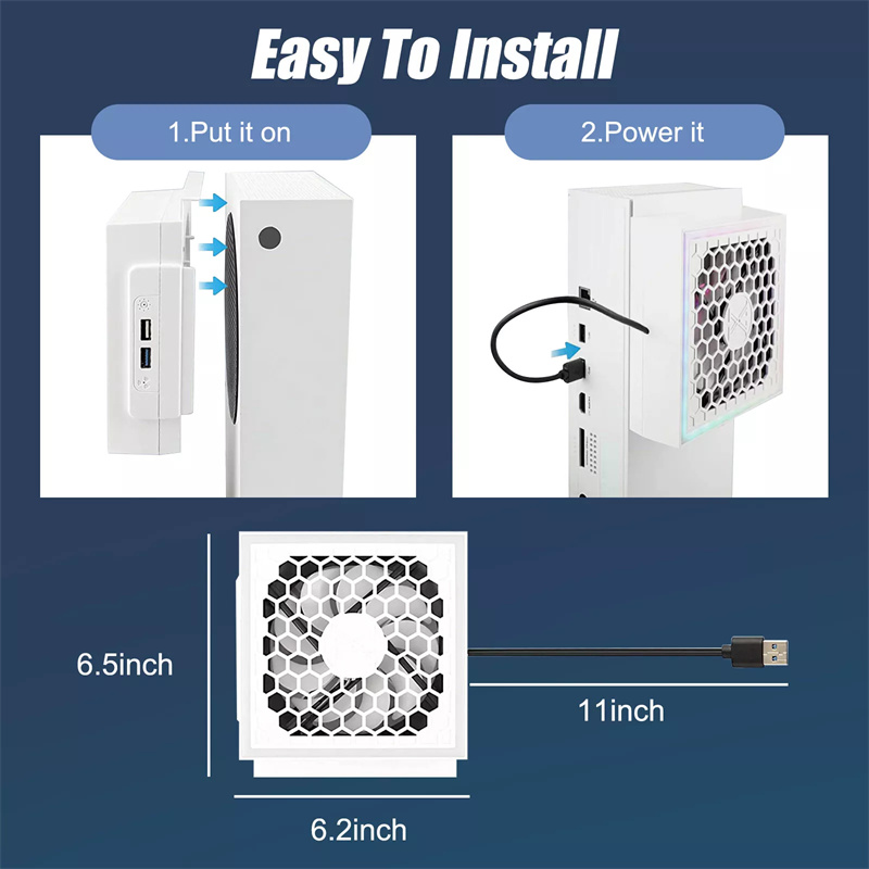 LED Cooling Fan Atmosphere Lig - Gaming Console Xbox Series S review and price