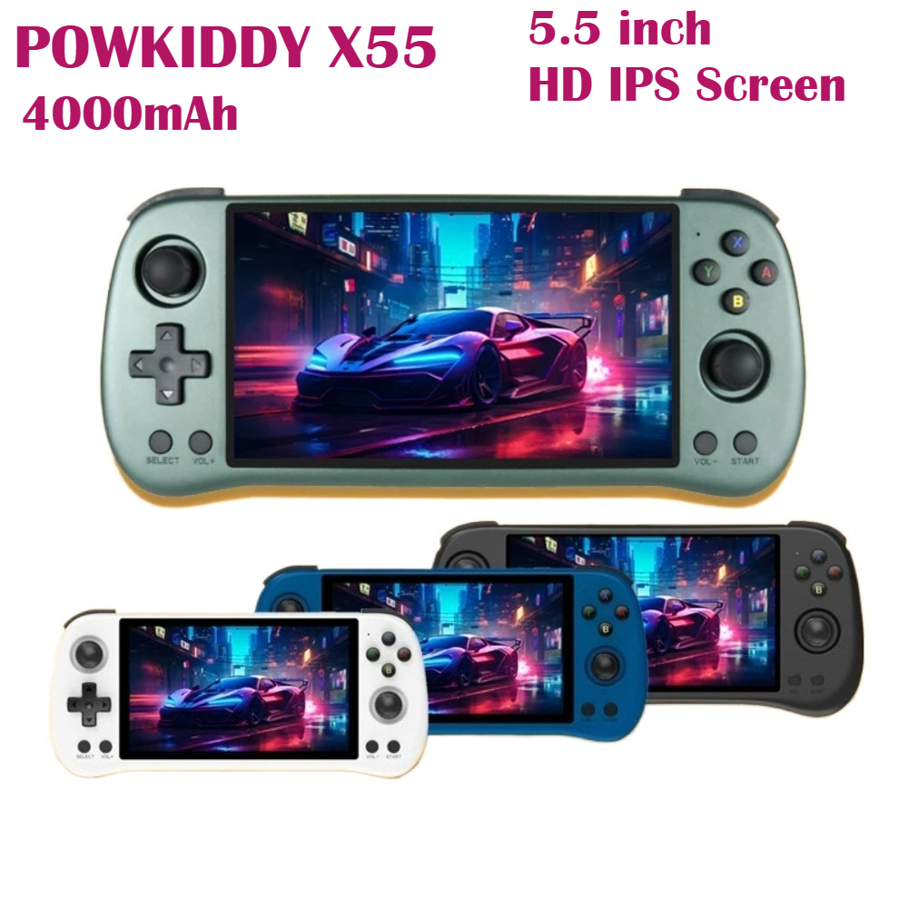 Powkiddy X55 Retro Handheld Ga - Gaming Console X55 review and price