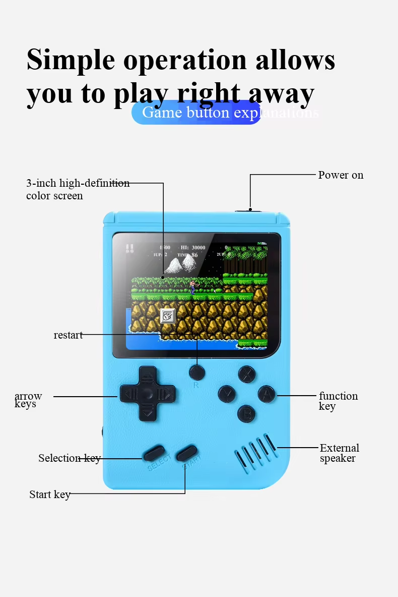 400 In 1 MINI Games Handheld G - Gaming Console For Sale review and price