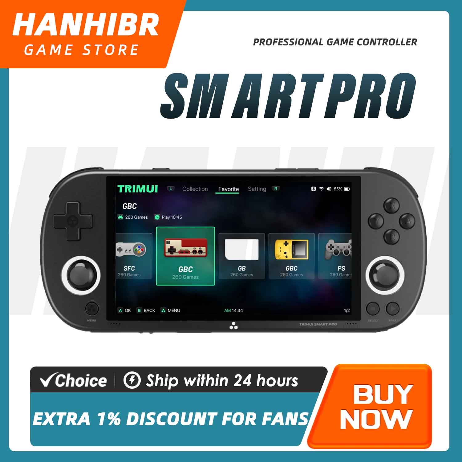 TRIMUI SMART PRO Open Source L - Gaming Console Zone review and price