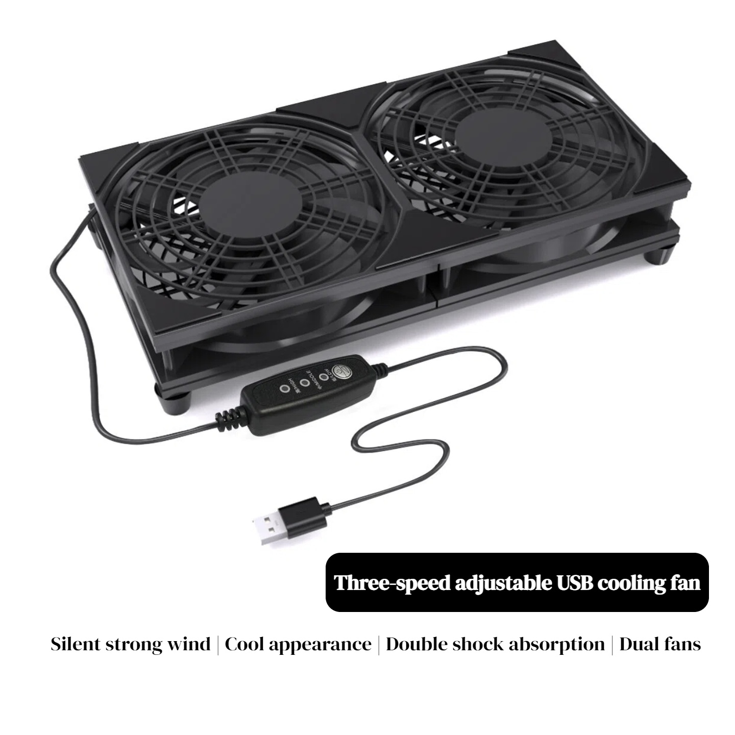 Dual USB Cooling Fan with 3-Sp - Gaming Console In review and price