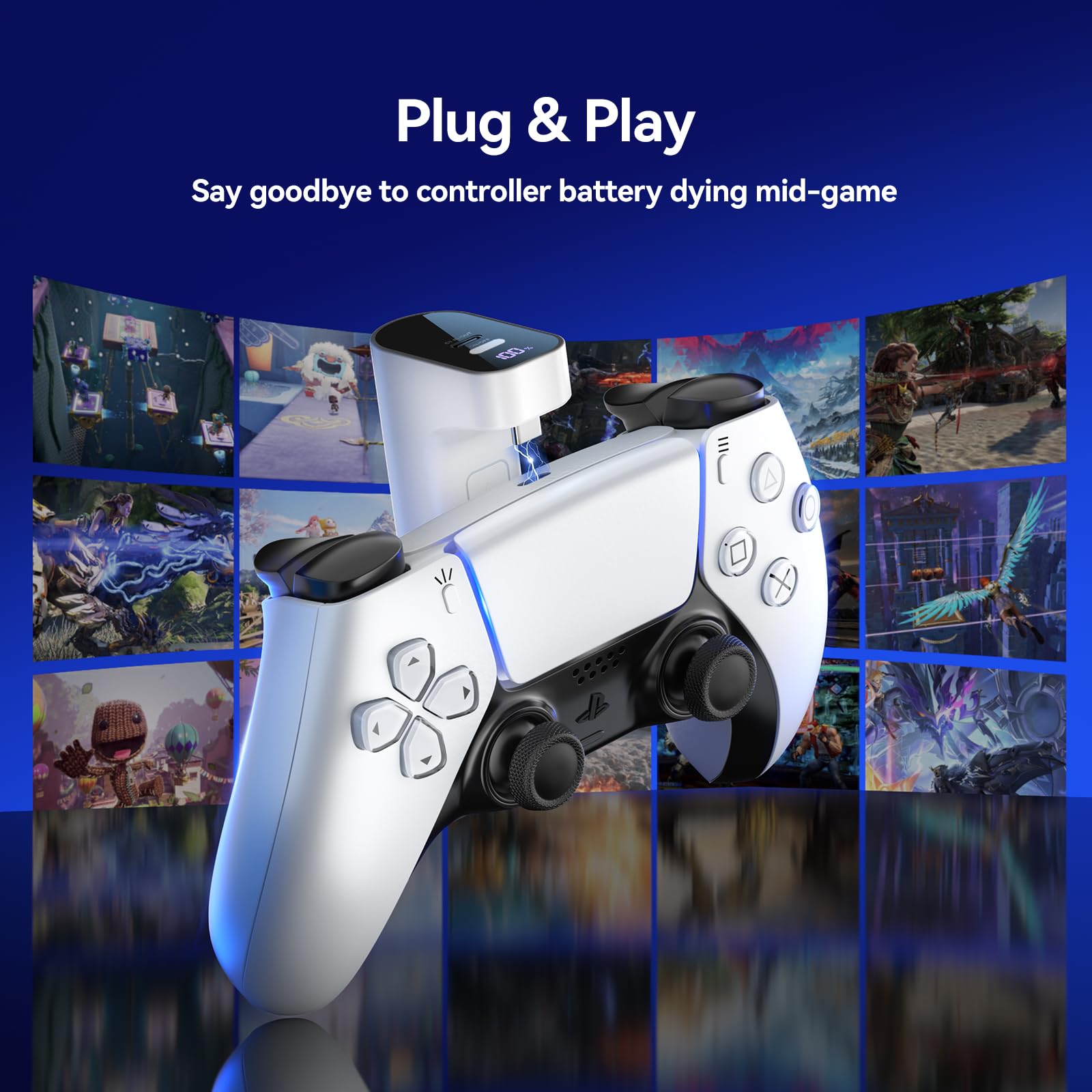 Charger for PS5 Controller, Ba - Gaming Console Power Bank review and price