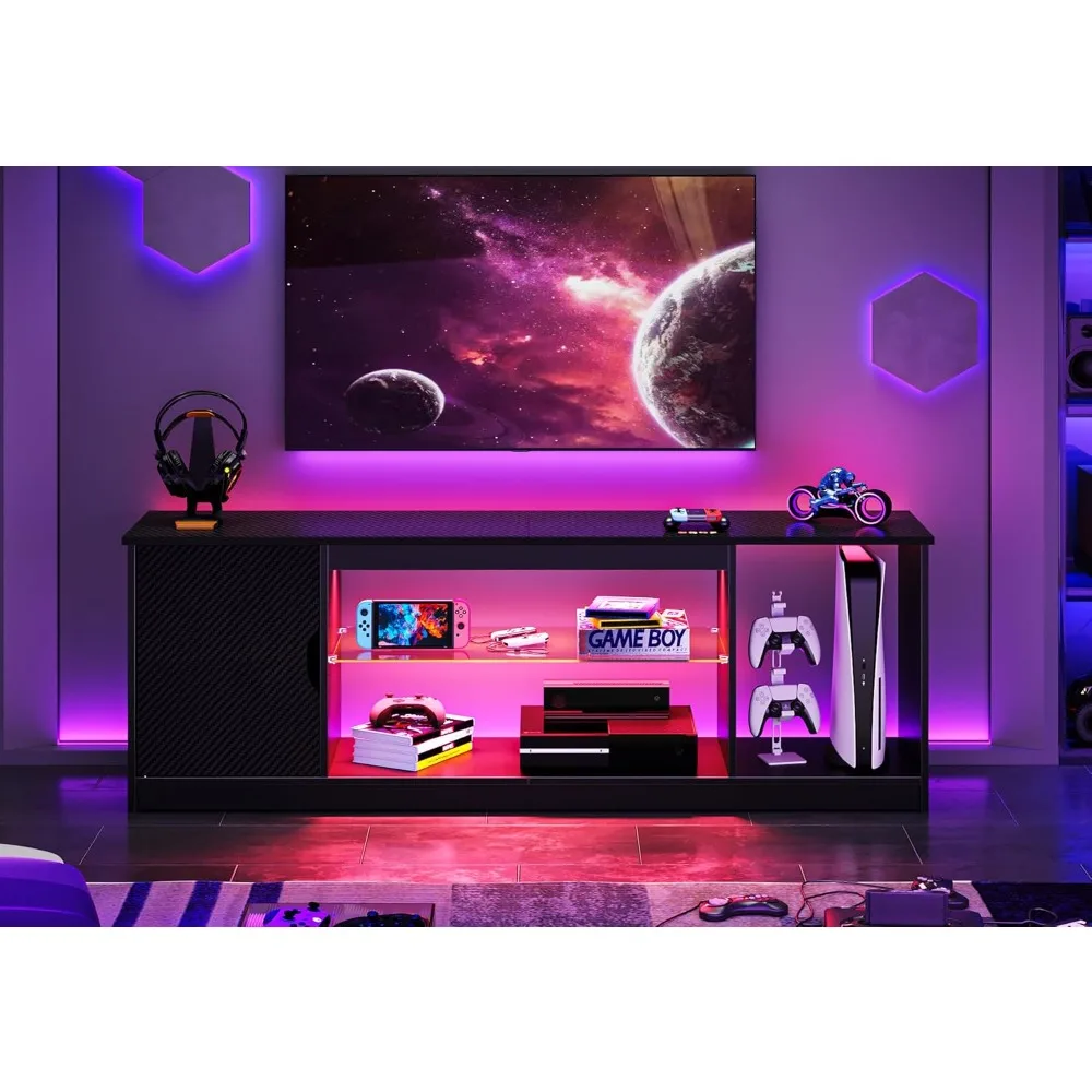 Bestier Led Entertainment Cent - Gaming Console Room review and price