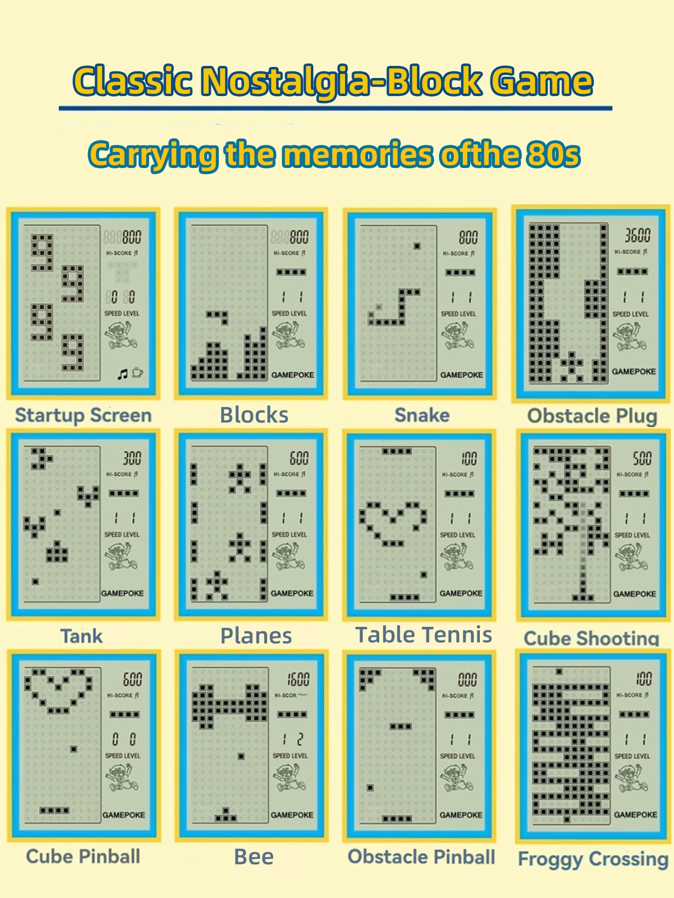 Classic Retro Handheld Game Pl - Gaming Console Kids review and price