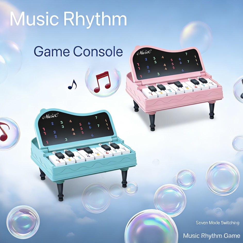 A Handheld Mini Desktop Piano  - Gaming Console With Keyboard review and price