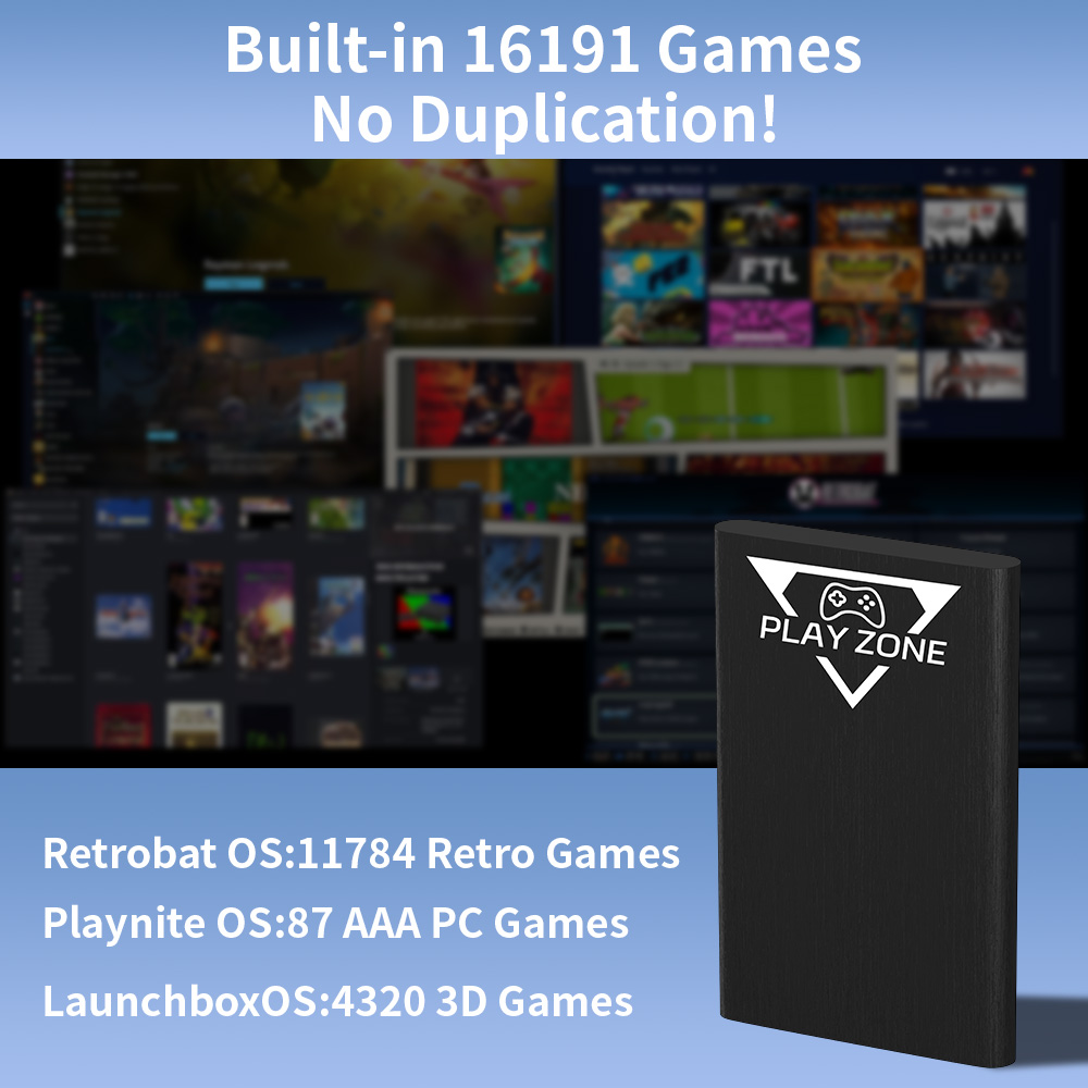 Play Zone 1TB Portable Gaming  - Gaming Console Zone review and price