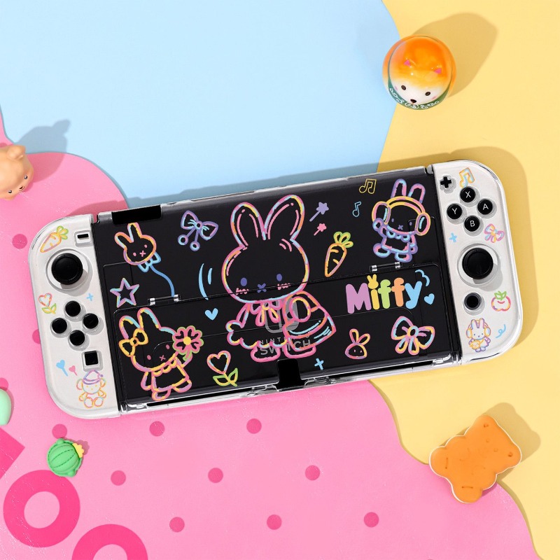 Cute Miffy Gaming Console Prot - Gaming Console Nintendo Switch Oled Model review and price