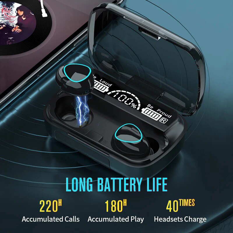 TWS Auriculares Bluetooth Wire - Gaming Console Power Bank review and price