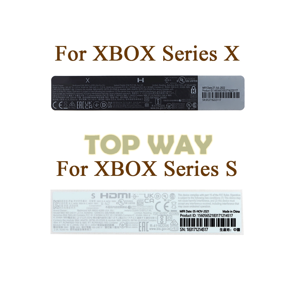 5PCS Housing Shell Sticker Lab - Gaming Console Xbox Series S review and price
